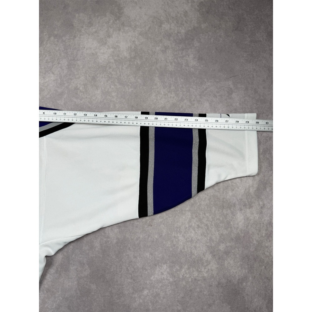 VTG LA Kings Pro Player NHL Hockey Jersey White Purple Mens L 90s Y2K Embroidery - Picture 4 of 16